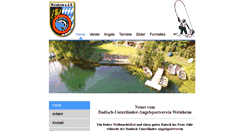 Desktop Screenshot of angelverein-weinheim.de